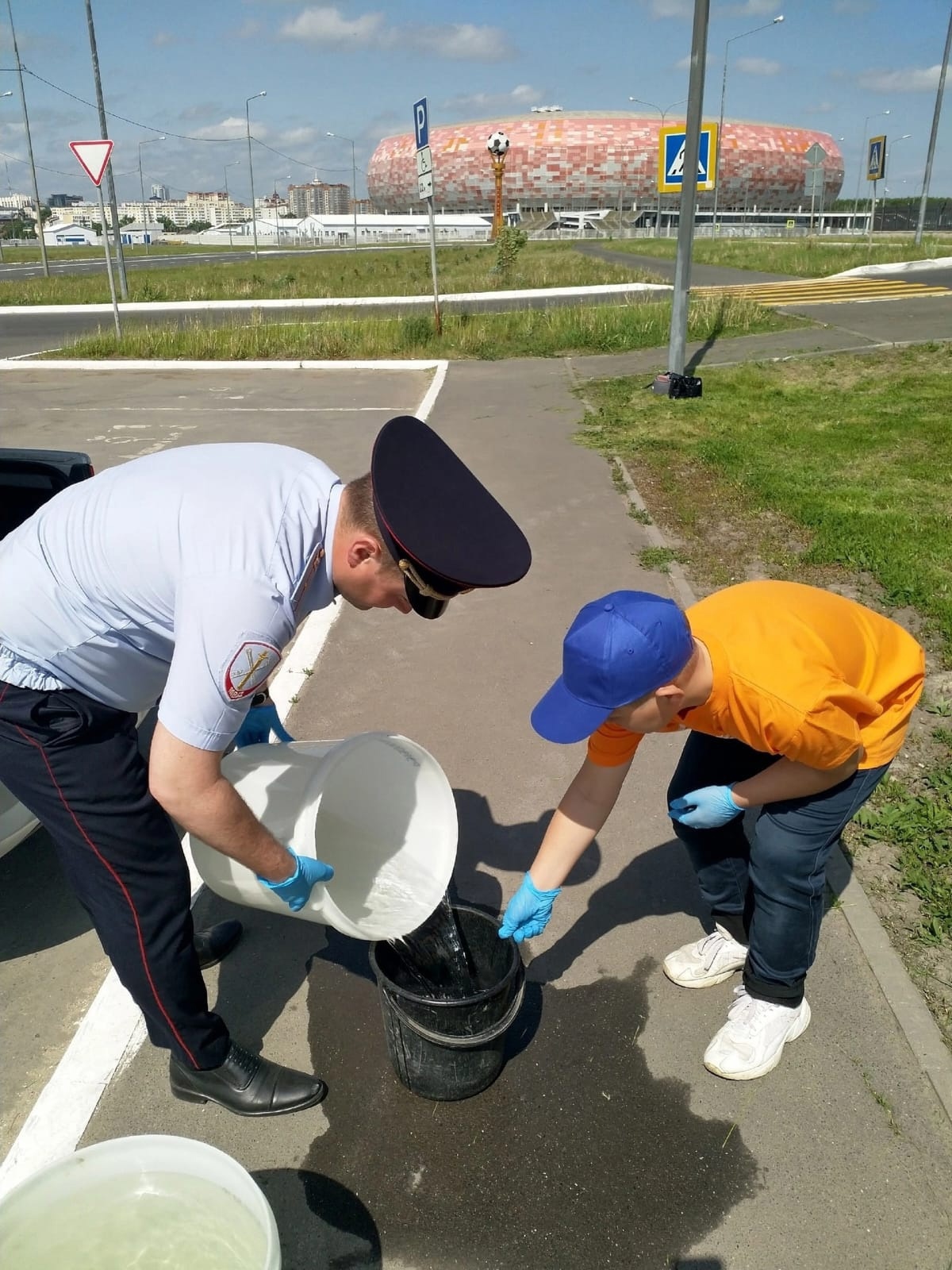 Воспитанники социального приюта 