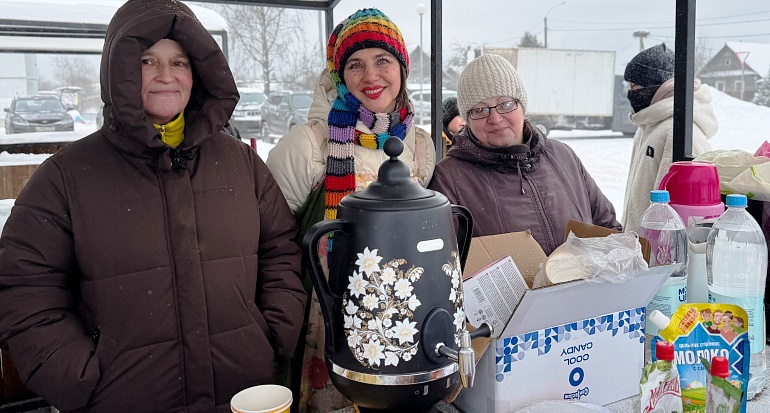 Ретюнские мастерицы-активистки женсовета приняли участие в Масленичной ярмарке