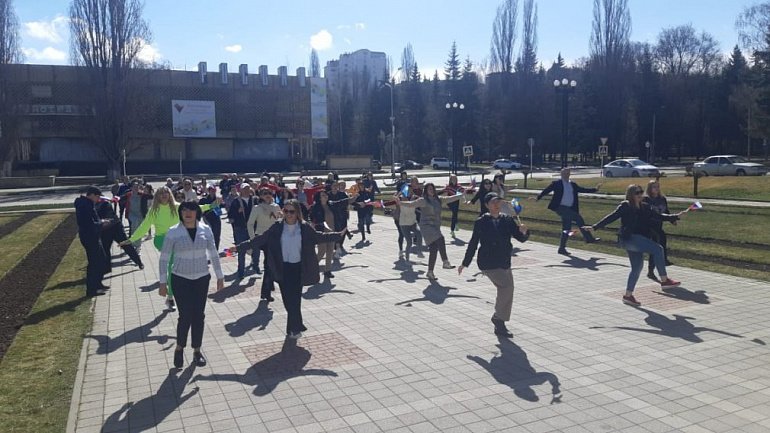 Zарядку провели в День здоровья в Кисловодске