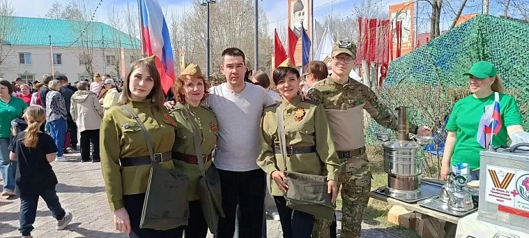 Женсоветы Забайкалья поздравили земляков с Днем Победы