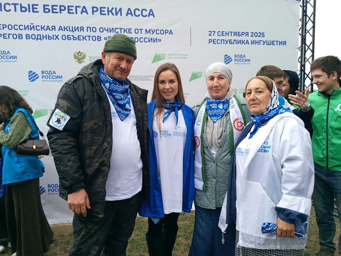 Женсовет г. Сунжа - активный участник акции "Вода России"
