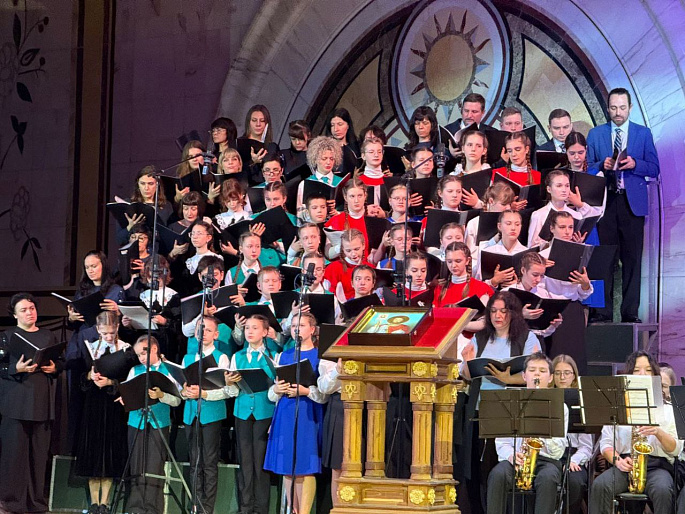 Былина «Александр Невский» прозвучала в Храме Христа Спасителя