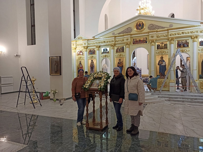 Зареченские женщины провели мастер-класс на открытии нового храма