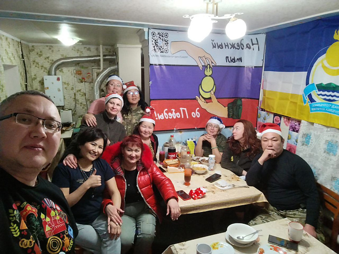 Женщины Бурятии встретили Новый год на передовой