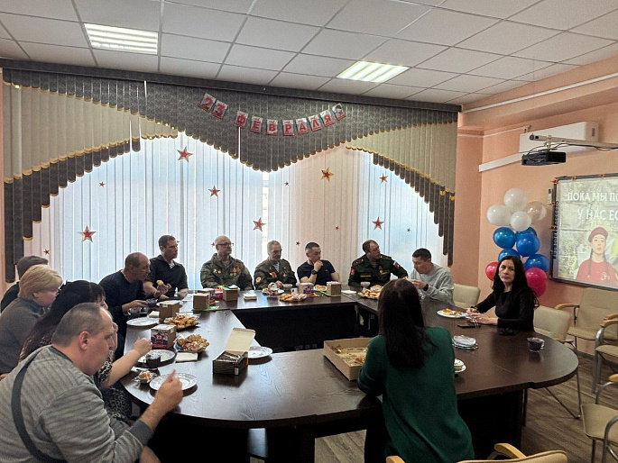 Омские союзницы принимают участие в мероприятиях ко Дню защитника Отечества