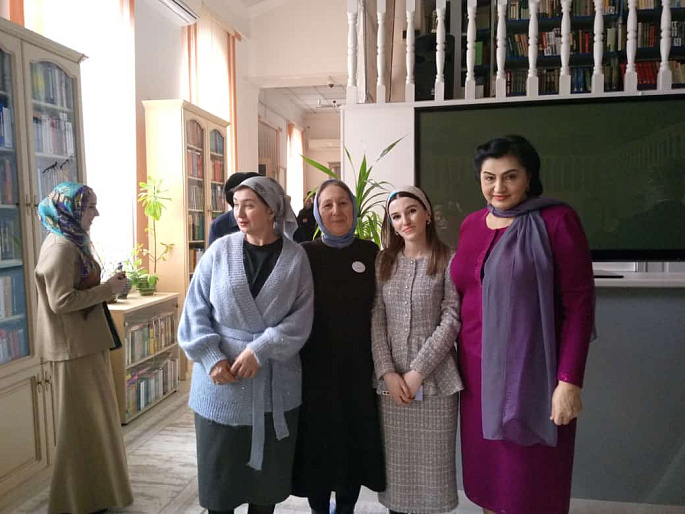 Совместные проекты Национальной библиотеки Сунжи и городского женсовета