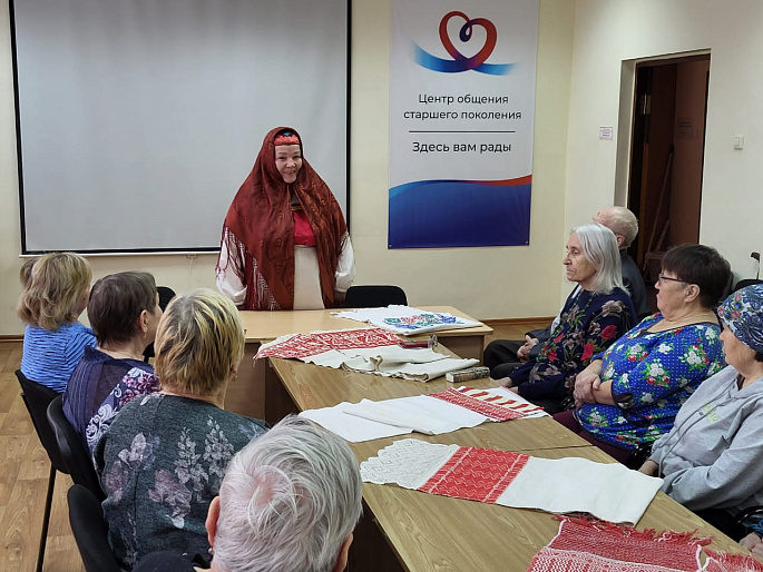 Оршанские женщины рассказали о русском и марийском фольклоре 