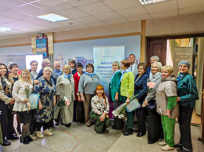 Рабочая встреча членов Президиума Новосибирского РО СЖР с женсоветом Октябрьского района