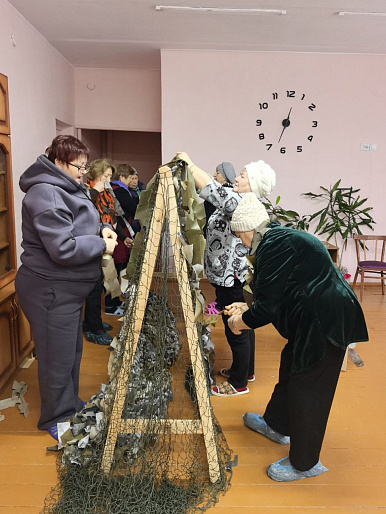 Женсовет села Новое Томышево: «Будем помогать нашим бойцам до самой победы»