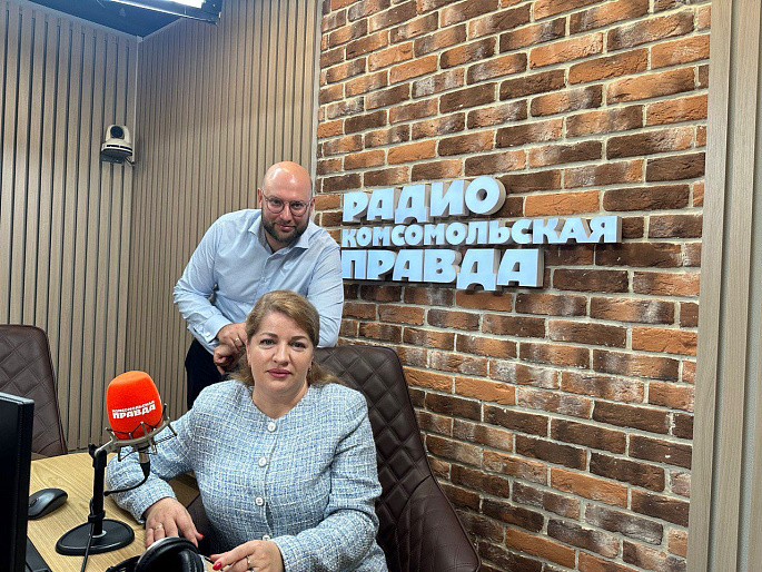 Наталья Приймак выступила на радио «Комсомольская правда»