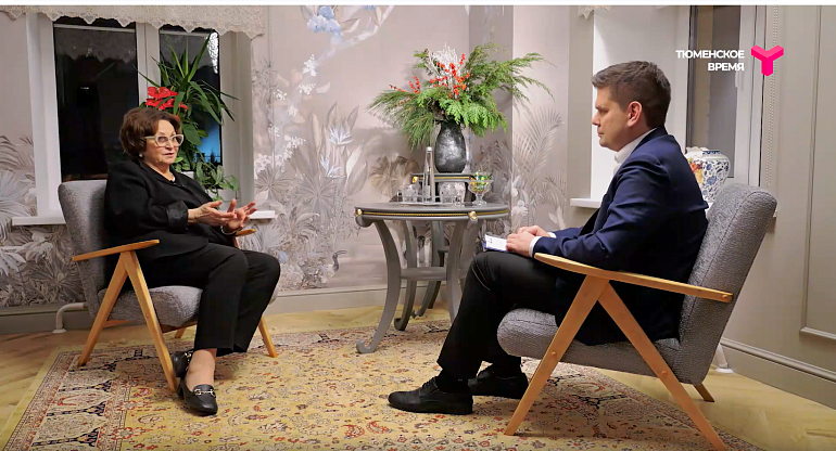 Интервью Екатерины Лаховой телеканалу "Тюменское время"