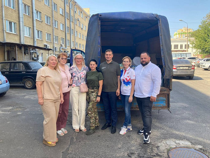 Активистки Орловского РО СЖР продолжают сбор гуманитарной помощи бойцам СВО и курянам