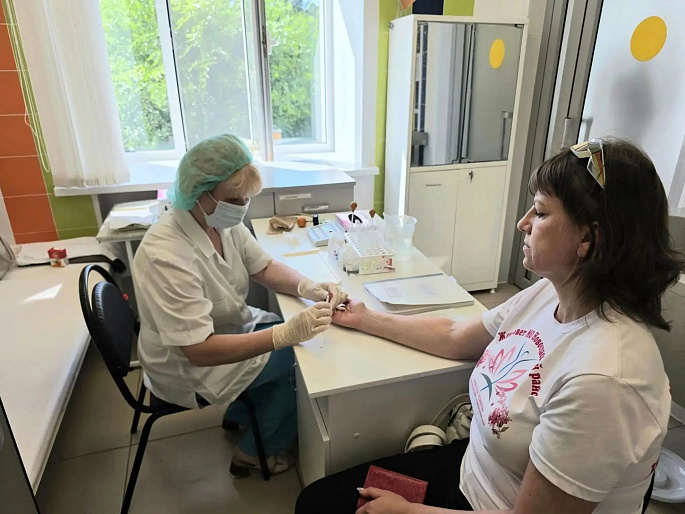 Союзницы из Новоспасского района приняли участие в масштабной выездной акции по сдаче донорской крови