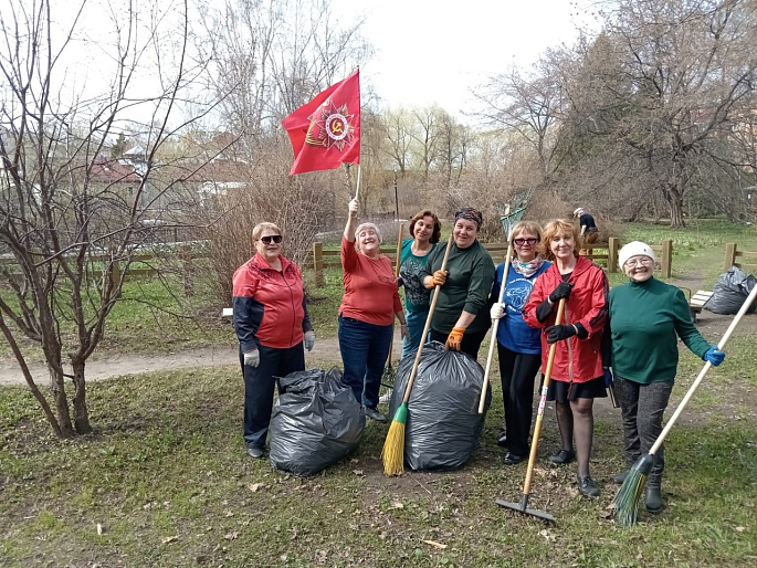 Томские союзницы присоединились к общероссийскому субботнику