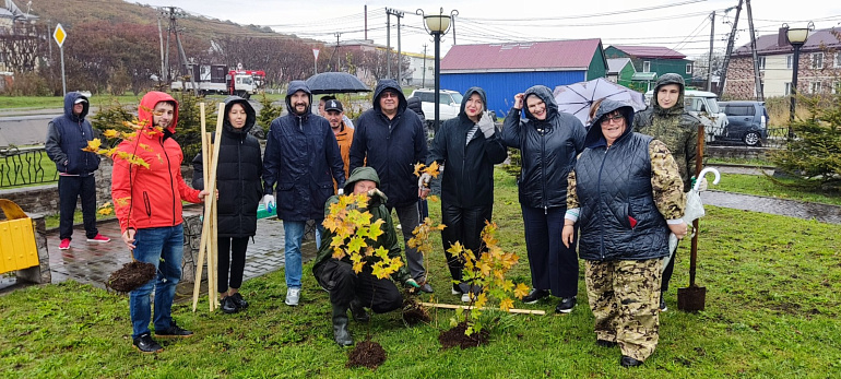 Экологическая акция в Курильске