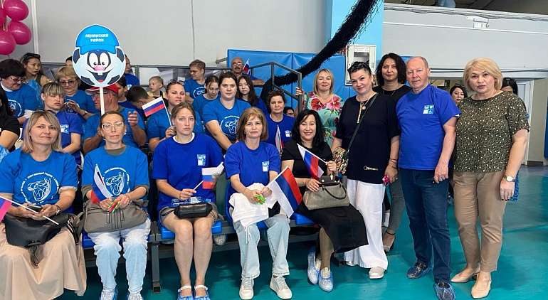 Спартакиада многодетных семей прошла в Астрахани