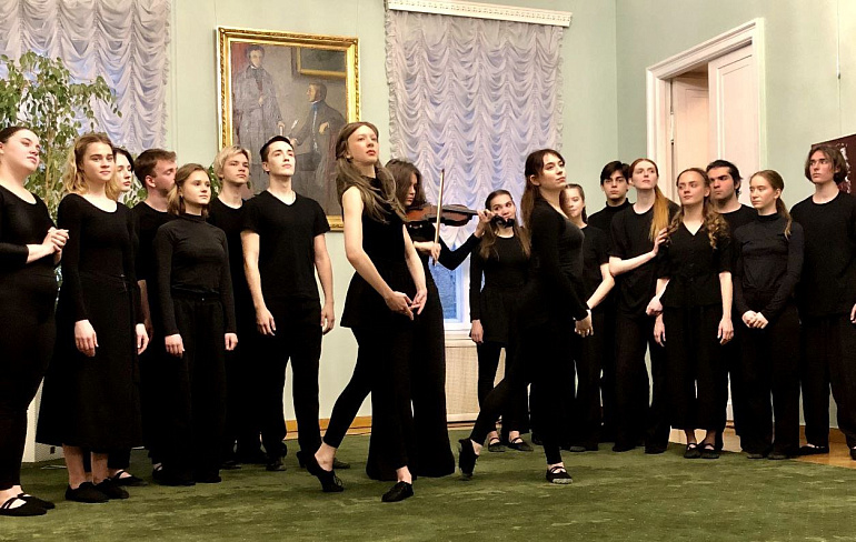 В Глинищевском читали Пушкина