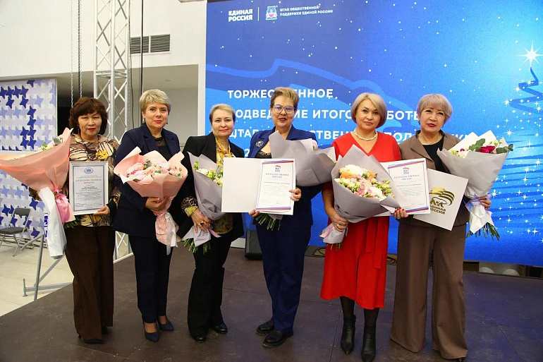 Активисты женсовета получили благодарности за участие в региональных проектах ШОПа