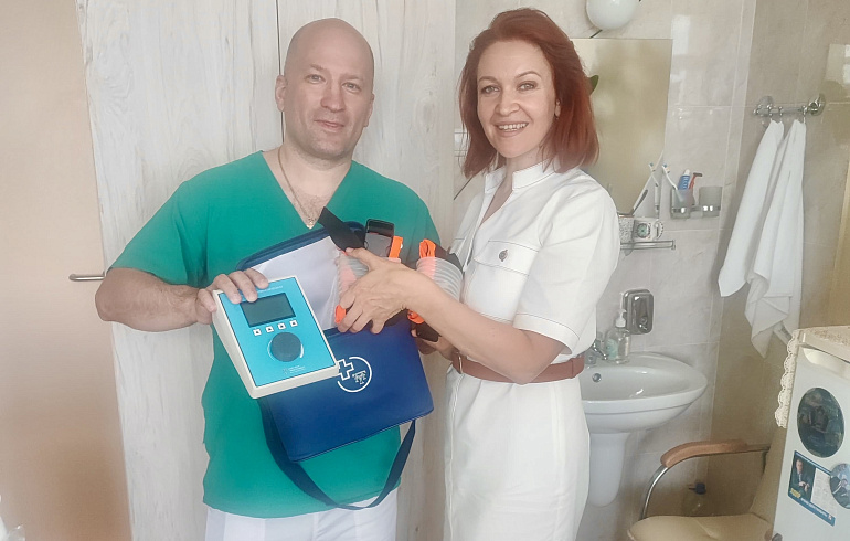 Волоколамские союзницы передали уникальное оборудование госпиталю Вишневского