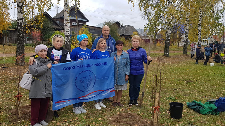 Аллея Памяти в Можге в честь погибших участников СВО