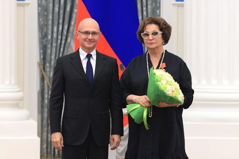 Екатерина Лахова удостоена ордена Александра Невского